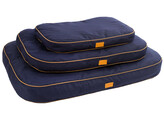 Ligkussen Jerome  navy-cognac  60x40x6cm