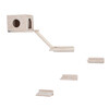 Klimwand Montblanc voor katten  6-delig  beige