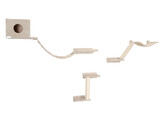 Klimwand Mount Everest voor katten  9-delig  beige