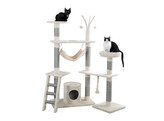 Arbre a chat Creativ Adventure beige/gris clair  150cm