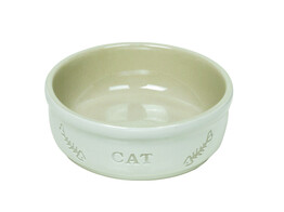 Cat ceramic dish  CAT    O13 5 X 5 cm  250 ml