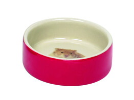 Bol en ceramique pour hamster   O7 5 x 2 5 cm  55 ml