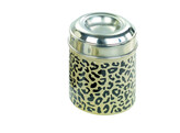 Treat Jar stainless steel   leopard