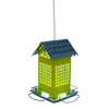 Mangeoire maisonnette oiseau  LED    13 x 13 x 18 5 cm