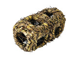 Grass nest roll   19 x 9 x 9 cm