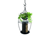 Feed dispenser with plant pot   O 21 5 x 49 cm  2 x appr. 800 ml