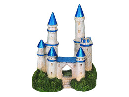 Aqua Ornaments  CASTLE    11 9 x 7 9 x 14 cm