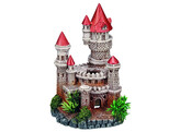 Aqua Ornaments  CASTLE  w/ plants   12 x 10 5 x 18 cm