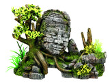 Aqua Ornaments  ANGKOR WATT  w/ plants   25 x 12 5 x 18 cm