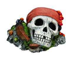 Aqua Ornaments  PIRATE SCULL    14 5 x 12 5 x 8 5 cm