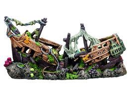 Aqua Ornaments  BATTLE SHIP XXL    57 x 26 x 29 cm