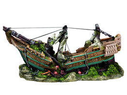 Aqua Ornaments  BOAT    44 5 x 16 x 20 cm