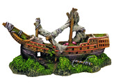 Aqua Ornaments  BOAT    22 x 9 5 x 12 5 cm