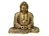 Aqua Ornaments  BUDDHA    15 5 x 9 6 x 15 4 cm