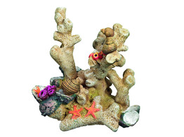 Aqua Ornaments  CORAL    13 0 x 9 5 x 14 0 cm