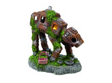 Aqua Ornaments  JUNK ROBOT  with LED   17 8 x 12 x 18 5 cm