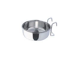 Stainless steel bowl with holder   8 0 cm 0 15 ltr