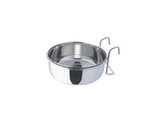 Stainless steel bowl with holder   8 0 cm 0 15 ltr