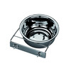 Stainless steel bowl with holder   18 5 cm 1 40 ltr