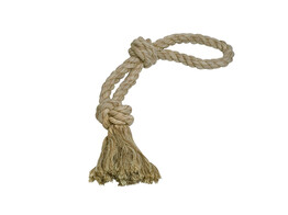 Rope Toy  rope double Sisal-Cotton-Mix   55 cm  350g  2 knots