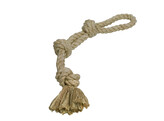 Rope Toy  rope double Sisal-Cotton-Mix   60 cm  600g  3 knots