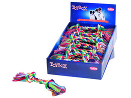 Rope Toy   display 18 pieces  90g  2 knots