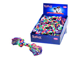 Rope Toy   display 12 pieces  180g  2 knots