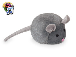 Plush Mouse with voice   15 cm