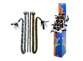 Canne a peche avec serpent en peluche   display 12 pcs.  2 x 6 pcs. 