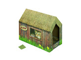 Cabane pour chat en carton   49 x 26 x 36 cm