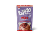 WOW CAT WET ADULT Rundvlees   kalkoen 125g     x 12