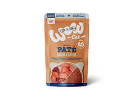 WOW CAT WET ADULT Kip   Zalm 125g     x 12