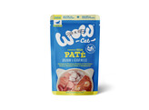 WOW CAT WET JUNIOR Kip  garnalen 125g     x 12