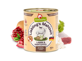 DOG WET Liebling s Mahlzeit agneau   pommes de terre  800 g x 6