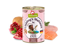 DOG WET Liebling s Mahlzeit saumon   dinde 400 g x 6