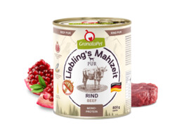 DOG WET Liebling s Mahlzeit PUR b uf  800 g x 6