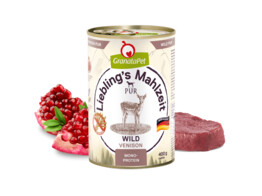 DOG WET Liebling s Mahlzeit PUR gibier 400 g x 6