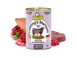 DOG WET Liebling s Mahlzeit gibier   b uf d angus 400 g x 6