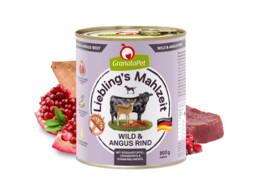 DOG WET Liebling s Mahlzeit gibier   b uf d angus 800 g x 6