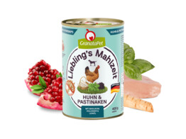 DOG WET Liebling s Mahlzeit poulet   panais 400 g x 6