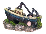 Aqua Ornaments  BOAT    13 x 6 7 x 8 7 cm