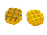 Latex Waffles   Display 36 pcs  7 cm