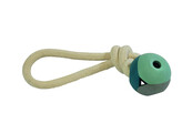 Rubber ball with rope   ball  8 cm  ropes  26 cm