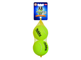 Balle de tennis avec couineur   L 8 5 cm  Net of 2 pcs