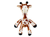 Girafe en peluche avec corde a l interieur   42 cm