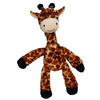 Girafe en peluche avec corde a l interieur   42 cm