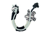 Plush zebra with rope inside   61 cm