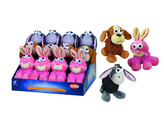 Moppy Toy Dog/Donkey/Rabbit   display 12 pcs  17-18 cm