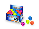 Foam rubber balls   6 3 cm  display 24 pcs