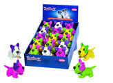 Jouets en latex  Chien    display 16 pcs.  12 5 cm